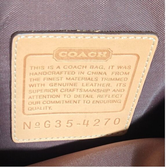 2003 Coach Signature Canvas Flight/Camera Shoulder/Crossbody Bag - Picture 8 of 8